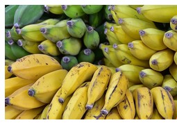stapel bananen